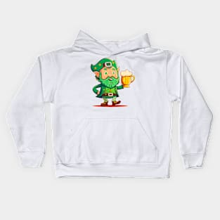 St Patricks Day Leprechauns Beer With Me I'm Irish Kids Hoodie